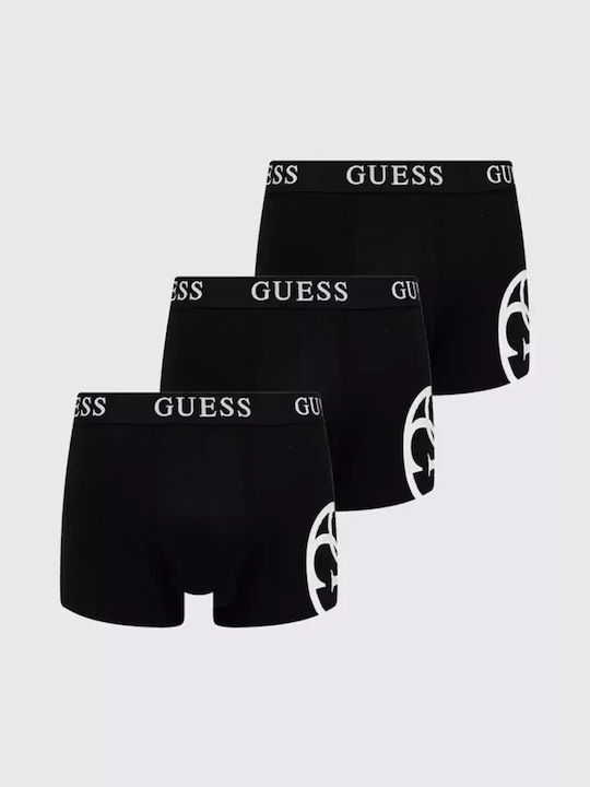 Guess Ανδρικά Μποξεράκια Μαύρα 3Pack