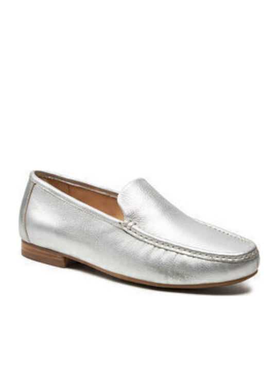 Women's Moccasins in Silver Color