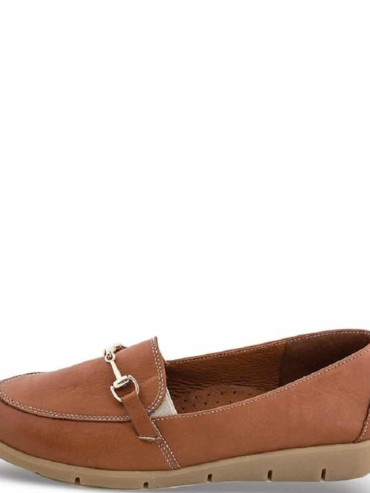 Blondie Damen Loafers in Braun Farbe