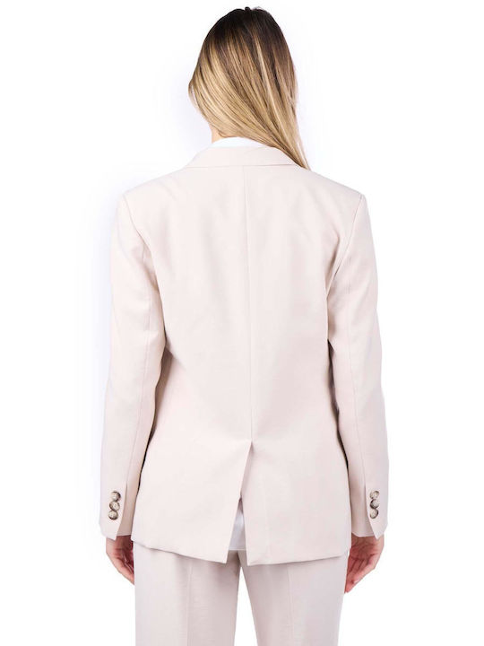 Vicolo Women's Blazer Beige