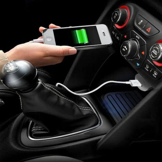 Încărcător Auto 1A Încărcare Rapidă cu un Port: 1xUSB împreună cu Cablu Lightning Multicolor