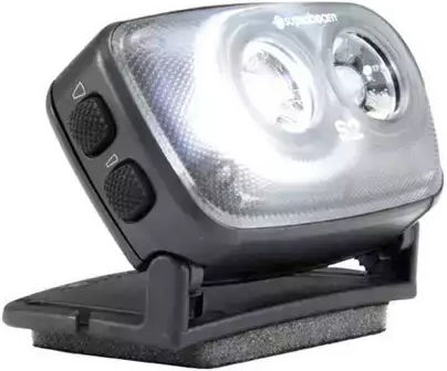Suprabeam Stirnlampe LED mit maximaler Helligkeit 300lm Grau