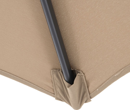 Umbrelă Rotundă Din Aluminiu Kacen Maro Φ1.2m