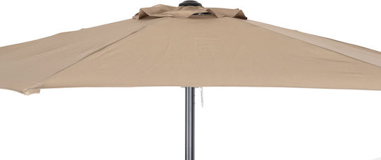 Garten- und Terrassen-Sonnenschirm Rundschreiben Aluminium Braune Φ1.2m