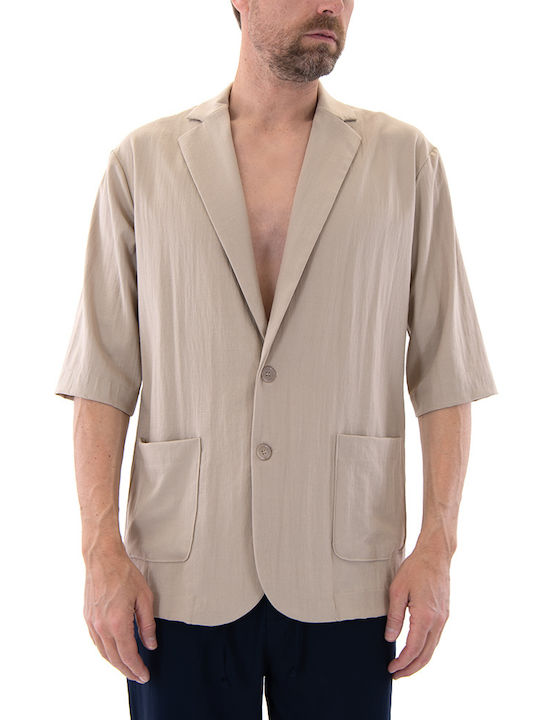 Vittorio Artist Overshirt Μπεζ Vittorio Artist Overshirt Μπεζ
