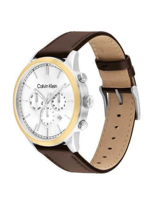 Calvin Klein Infinite Ρολόι Μπαταρίας με Δερμάτινο Λουράκι Calvin Klein Infinite Ρολόι Μπαταρίας με Δερμάτινο Λουράκι