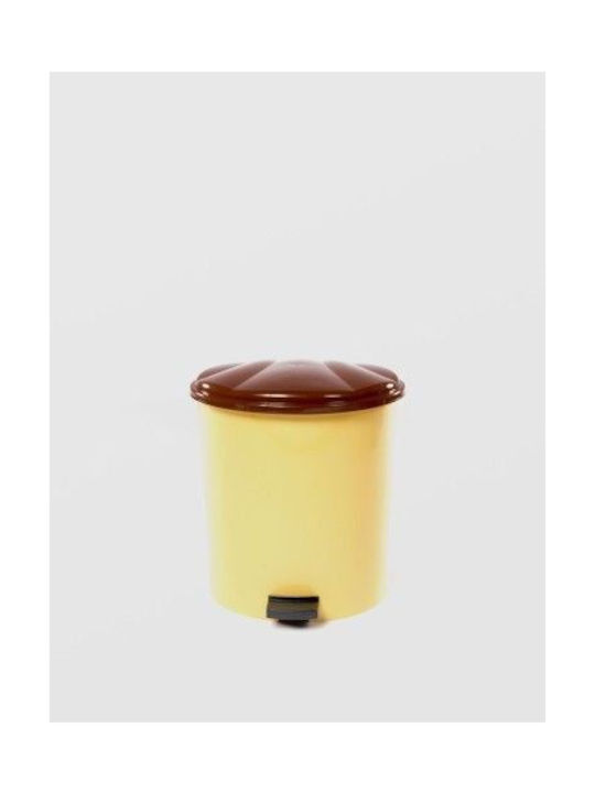 Sterk Coș de Gunoi Plastic cu Pedală Multicolor 5lt 2buc