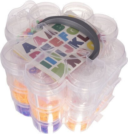 Bracelet Creation Set 3000 Elastics Zola Beads Pendants Accessories Included Multicolor