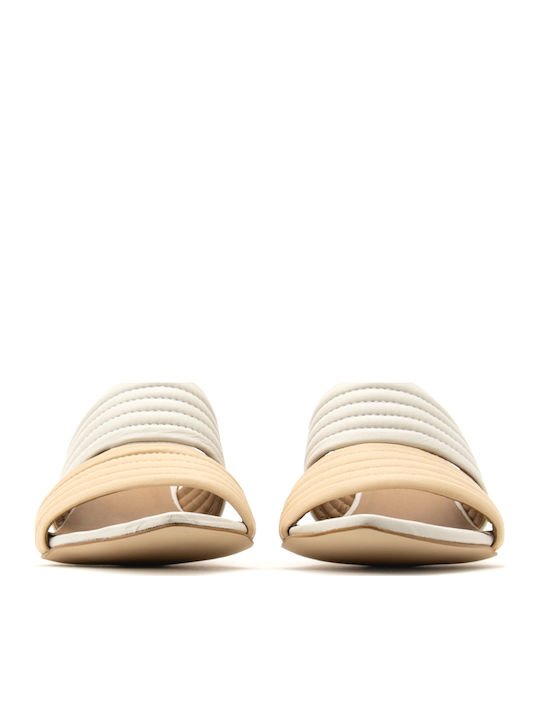 Leder Sandalen Beige