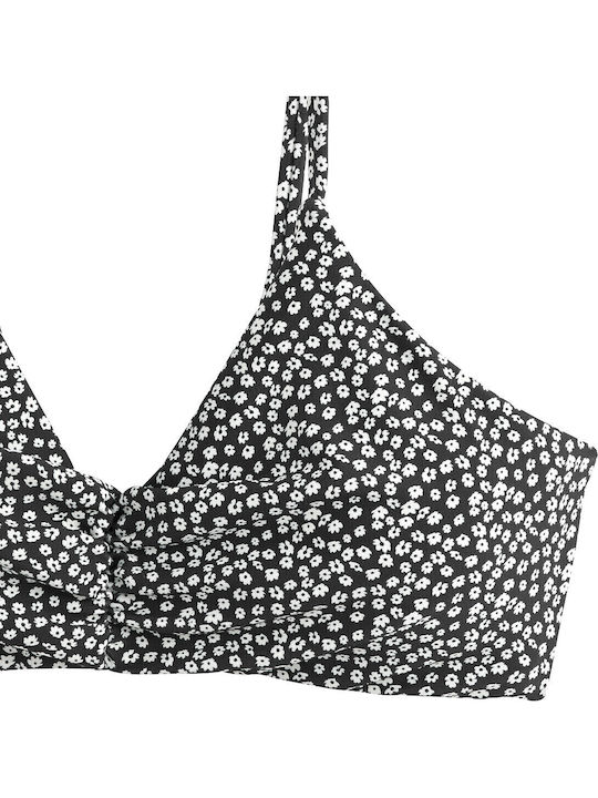 Set Bikini Floral Γκρι