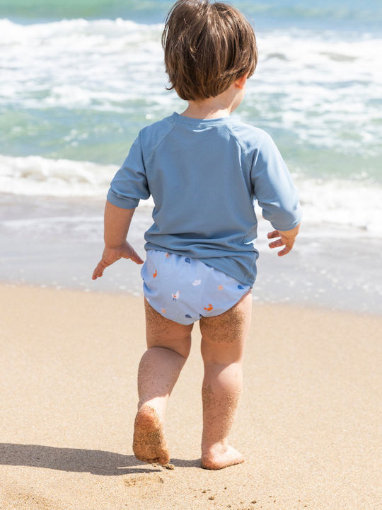 Saro Sailors Kinder Badebekleidung Schwimmwindel Hellblaue