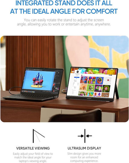 Arzopa Z1FC IPS Gaming Monitor / Φορητό Monitor 16.1" FHD 1920x1080 144Hz