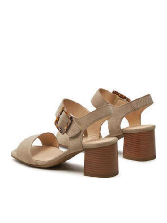 Leder Sandalen Anatomisch Beige