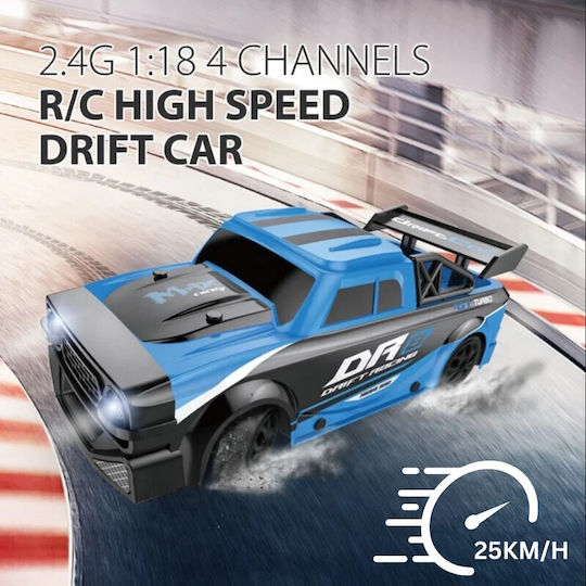Teleghidat Mașină Drift 4WD Albastru