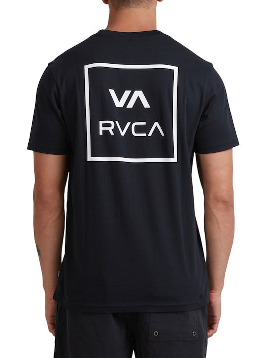 RVCA T-shirt Bărbătesc cu Mânecă Scurtă Black