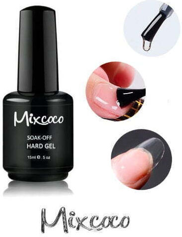Mixcoco Ημιμόνιμο Βερνίκι Νυχιών Clear 01 15ml
