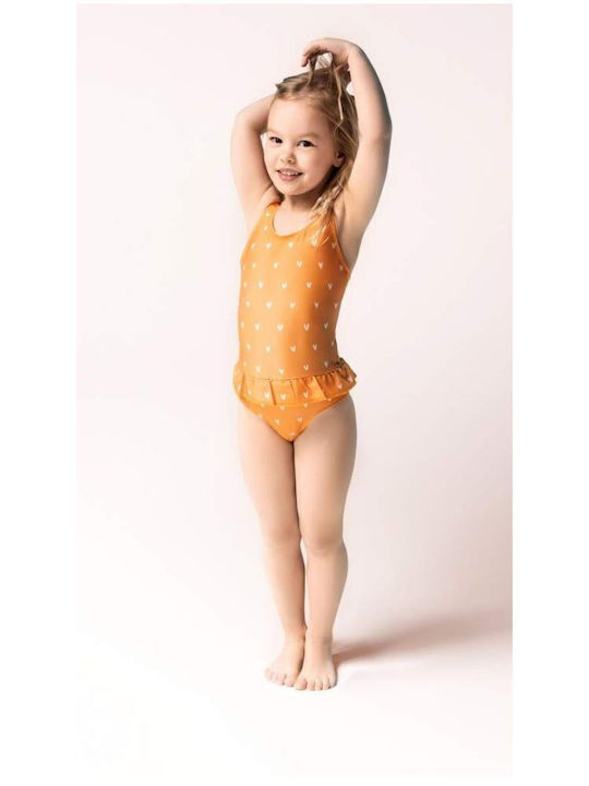 Swim Essentials Kinder Badeanzug Einteilig Orange