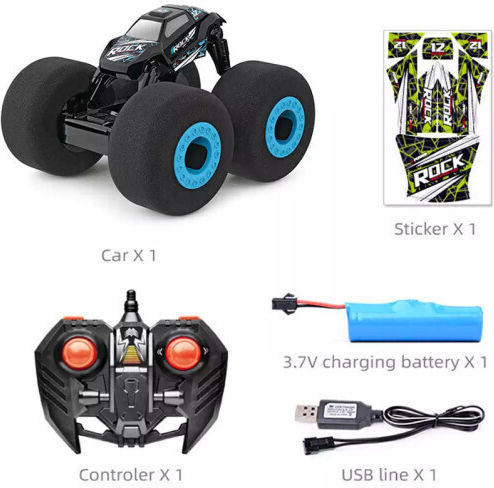 Teleghidat Mașină Monster Truck Albastru