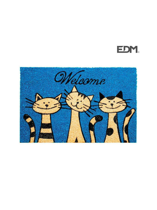 EDM Grupo Entrance Mat Blue 60x40cm