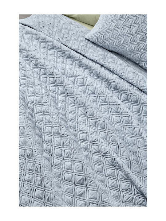 Guy Laroche Tempest Set Coverlet Semi-double Microfiber Blue 180x240cm 2pcs