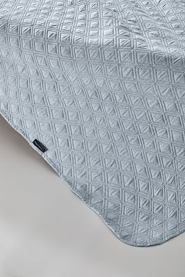 Guy Laroche Tempest Σετ Κουβερλί Ημίδιπλο Microfiber Blue 180x240cm 2τμχ