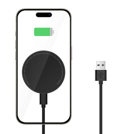 Tech-Protect Φορτιστής Magsafe 15W Power Delivery Μαύρος (Qi15W-A33)