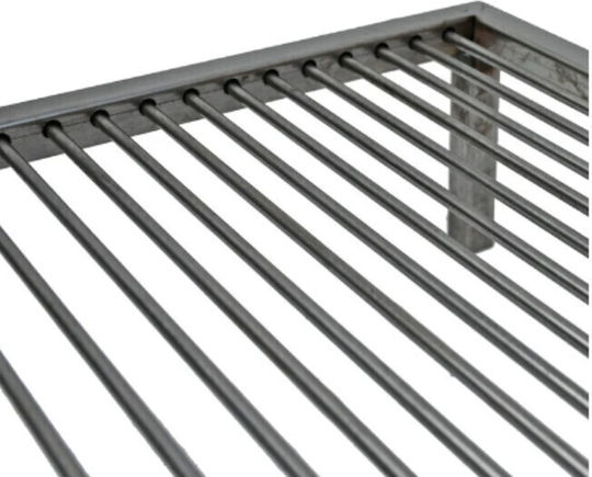 Ανοξείδωτη Σχάρα Ψησίματος με Πόδια 60x38εκ.
