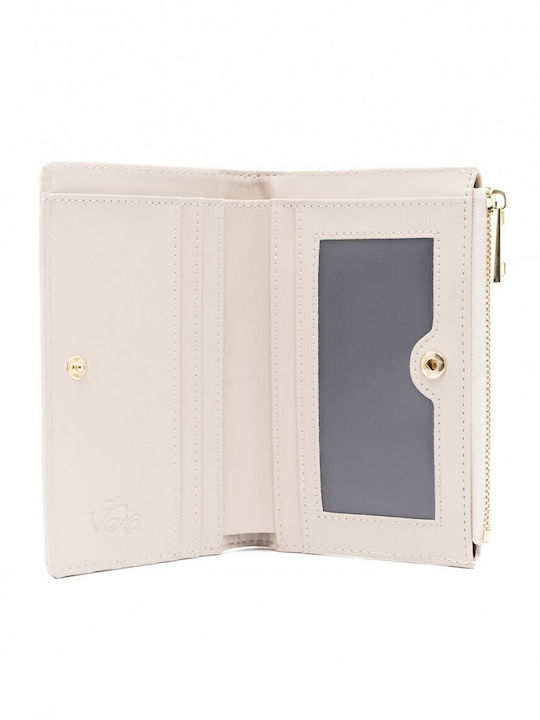 Damen Geldbörse Veta Elowen 1014-3 Beige gestepptes Leder
