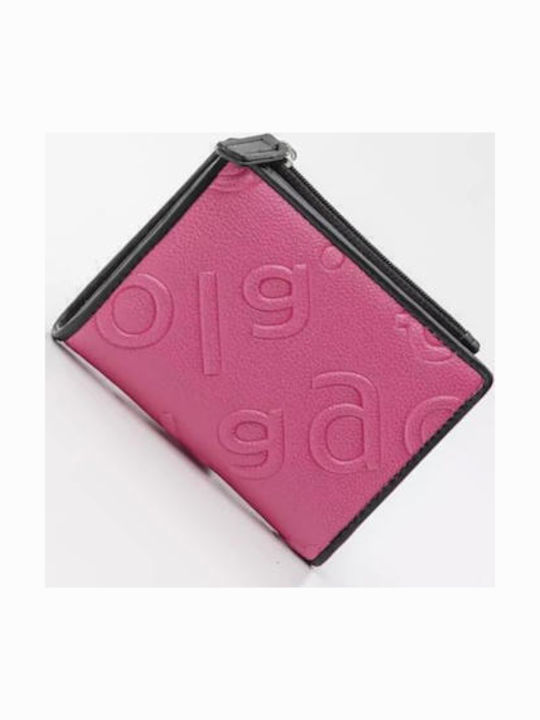 Portofel mic pentru femei cu buton Strawberry Pc701-1 Fuchsia