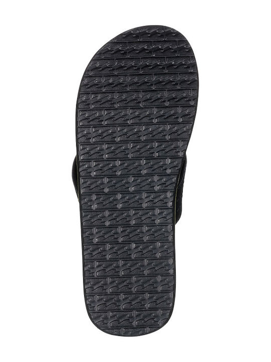 All Day Theme Men's Flip Flops Black