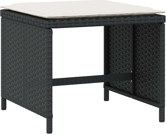Σκαμπό Rattan 4τμχ 40x40x35cm Σκαμπό Rattan 4τμχ 40x40x35cm