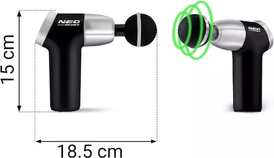 Neo Sport Πιστόλι Μασάζ 8 Κεφαλές