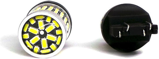 Autolampen W21/5W / W21W / DRL Canbus LED 5500K Kaltes Weiß 12-24V 5W