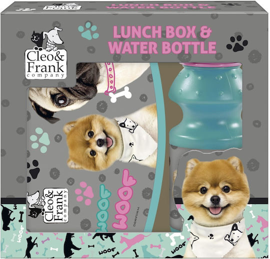 Sandwich Box Water Bottle Set Derform Zsbcf28 Puppies