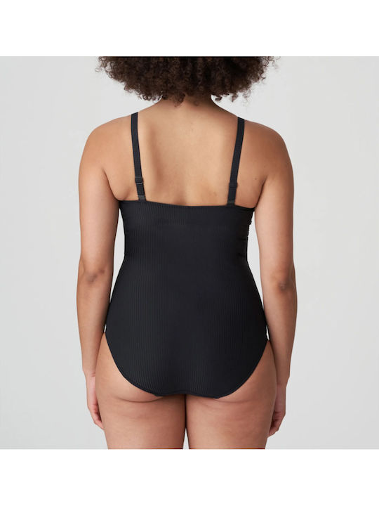 Primadonna Sahara Damen Badeanzug mit Vollschale Schwarz