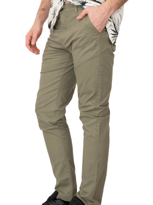 Trousers Chino Elastic Green