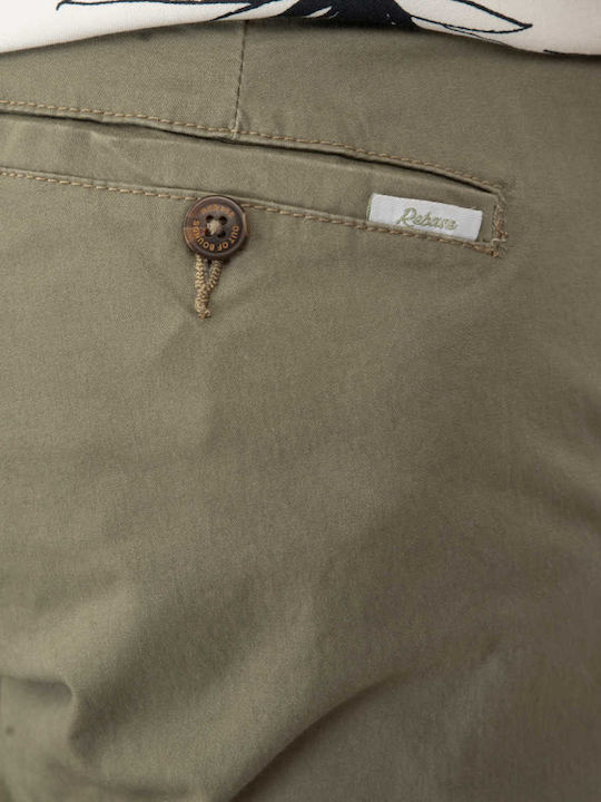 Trousers Chino Elastic Green