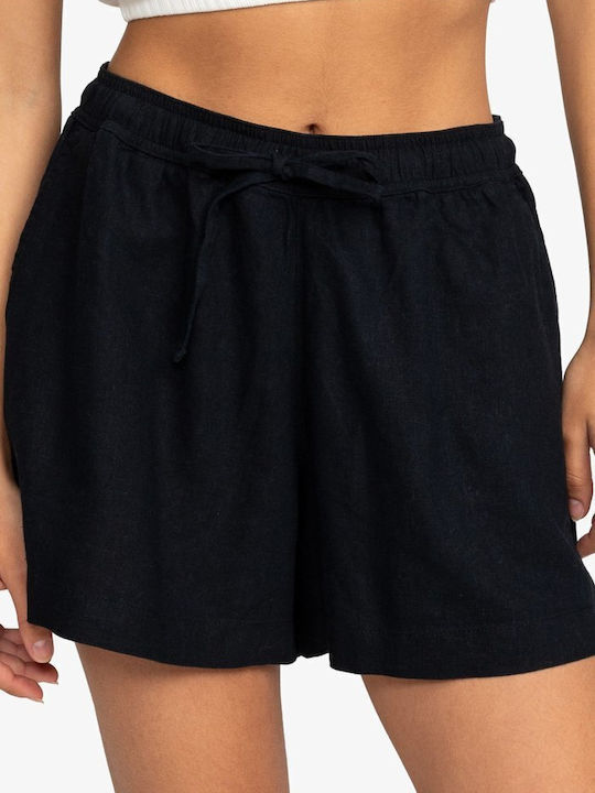 Roxy Women's Linen Shorts Black