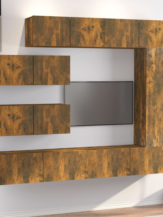 Wohnzimmer TV-Einheit Smoky Oak L100xB30xH30cm