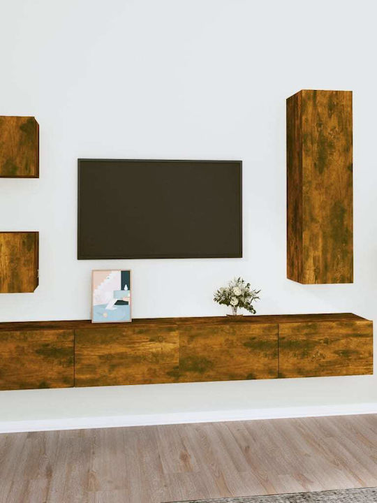 Wohnzimmer TV-Einheit Smoky Oak L100xB30cm