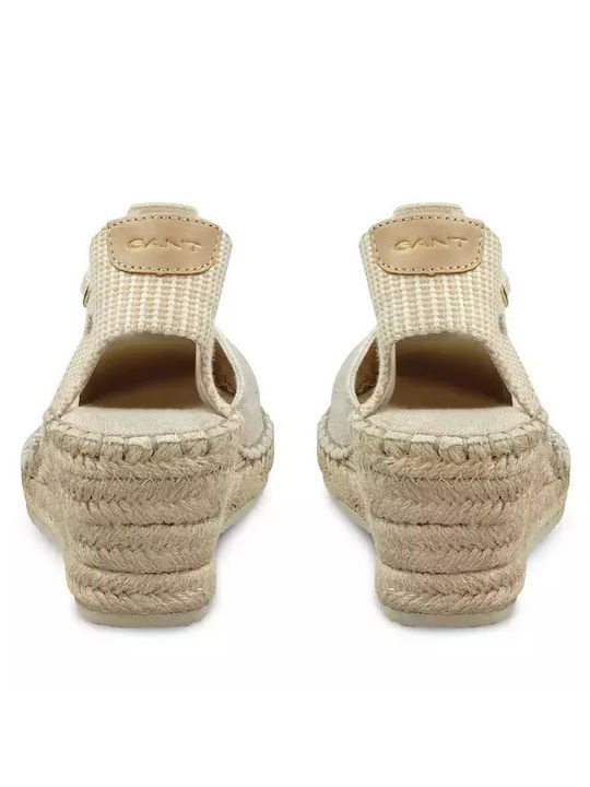 Gant Damenplattformen im Espadrilles-Stil Beige