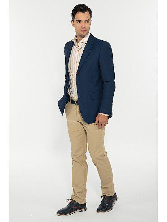 Men's Suit Jacket Regular Fit Blue