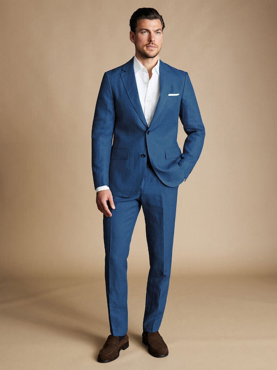 Charles Tyrwhitt Vara Sacou bărbați Blue