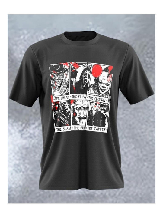 Horror Movie T-shirt Schwarz Baumwolle