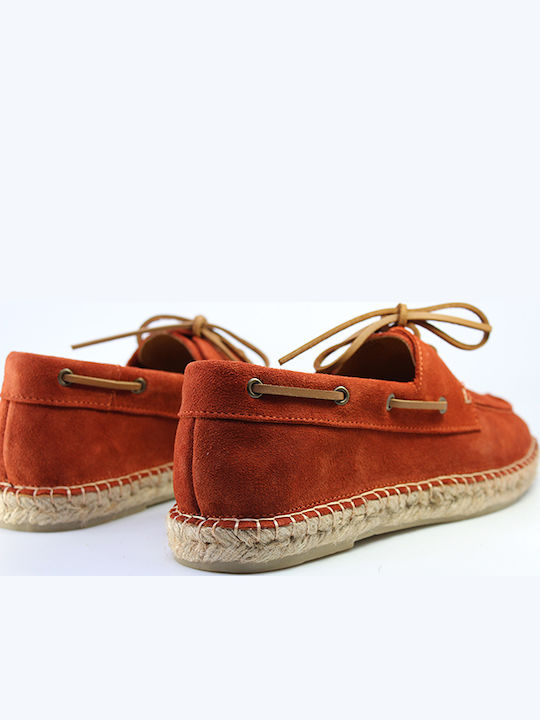 Men's Leather Moccasins Red