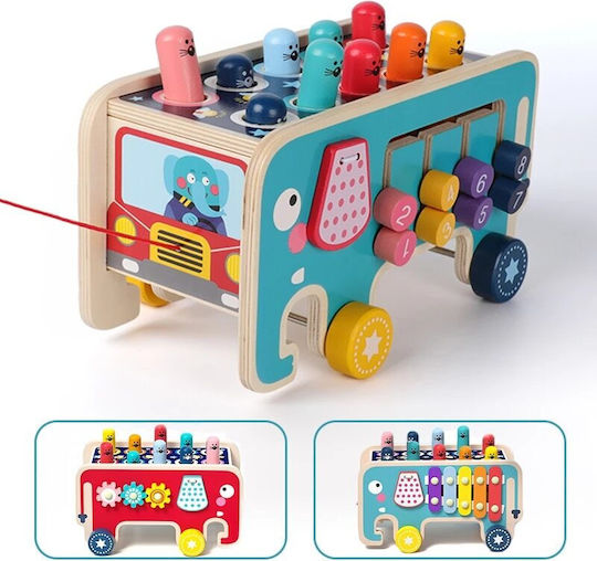 Multifunctional Activity Centre Zola Workbench Hammer Elephant Activities