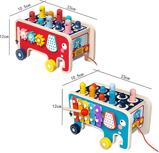Multifunctional Activity Centre Zola Workbench Hammer Elephant Activities
