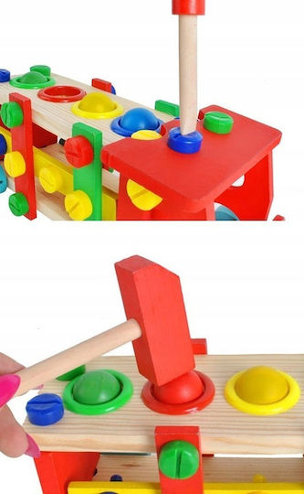 Zola Interactive Wooden Toy Car 4 Balls Screws Tools Included