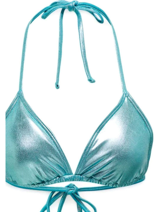 Triangle Bikini Top Lavendula Light Blue