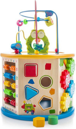 Zola Activity Centre 8 Boards Multicoloured Wooden Development Toy for Child's Intelligence